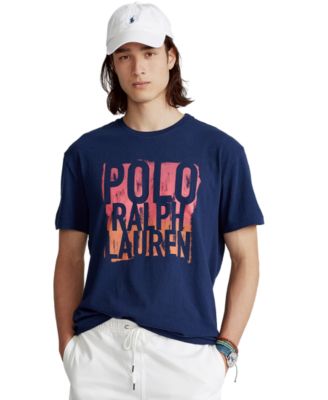 Polo Ralph Lauren Men's Classic Fit Logo Jersey T-Shirt Blue Size Medium