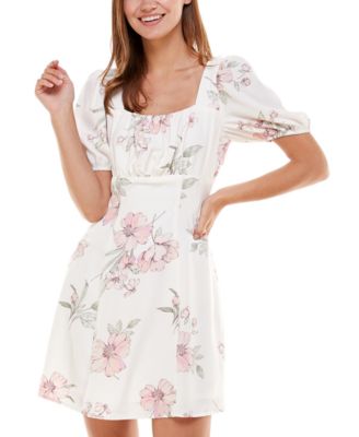 U Wish Juniors' Emma Square-Neck Dress 
