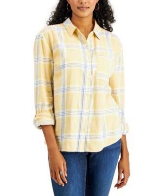 Style \u0026 Co Plaid Button-Down Boyfriend 