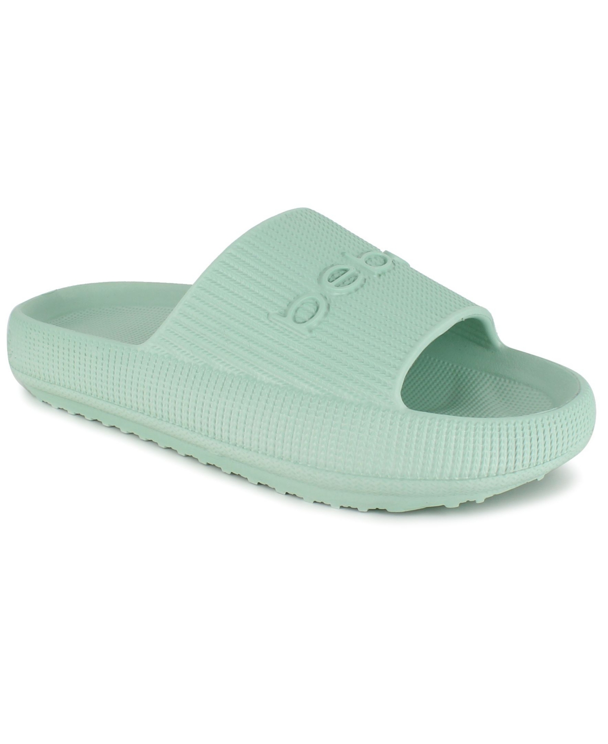 bebe Women s Malaga Pool Slide Flat Sandals Women s Shoes Smart Closet