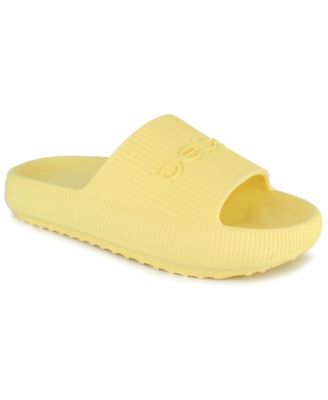 bebe yellow slides
