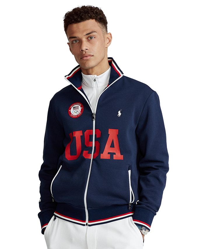 Polo Ralph Lauren Men's Team USA Track Jacket & Reviews - Coats & Jackets -  Men - Macy's