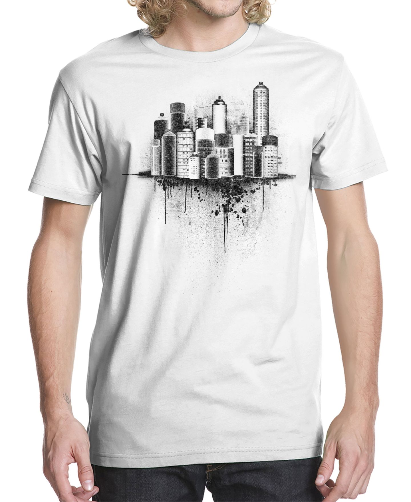 Мужская футболка Beachwood Skyline Spray Graphic — фото 1