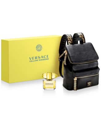 versace yellow diamond with backpack