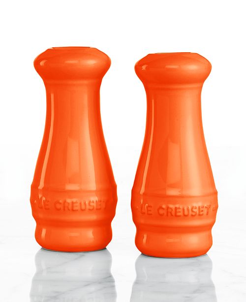 Le Creuset Salt and Pepper Shakers & Reviews Serveware Dining