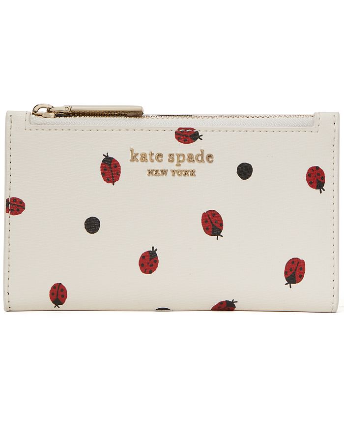 kate spade new york Ladybug Small Leather Bifold Wallet - Macy's