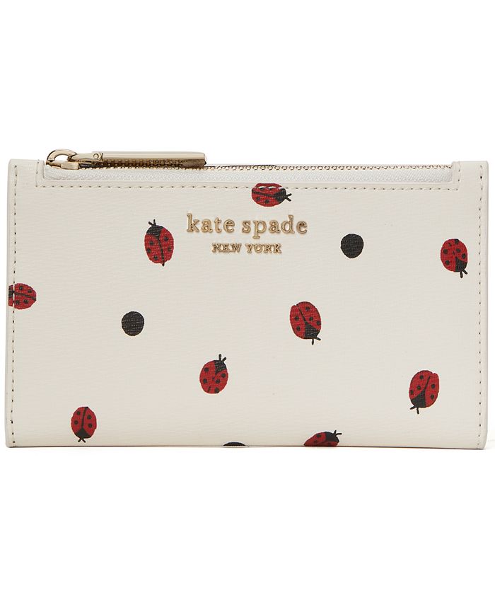 kate spade new york Ladybug Small Leather Bifold Wallet Macy's