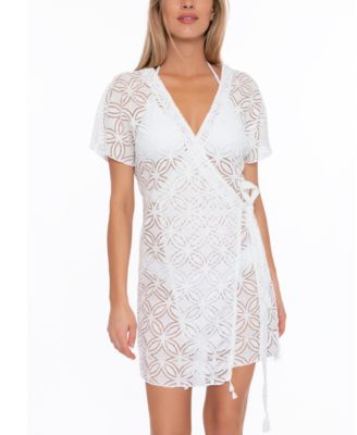 Trina Turk - Pacheco Wrap Crochet Dress Cover-Up