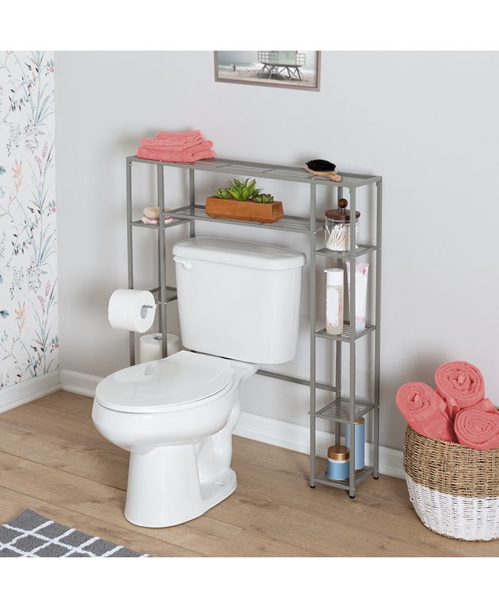 Honey Can Do 5Tier Steel OvertheToilet Storage Shelf Macy's