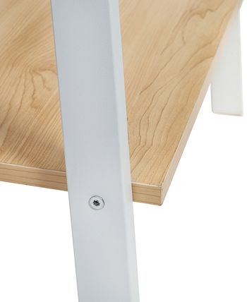 Honey Can Do - Wood & Metal A-Frame Ladder Shelf with 5-Tiers