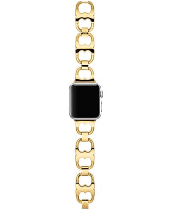 Tory Burch - Gold-Tone Stainless Steel Gemini Link Bracelet For Apple Watch&reg; 38mm/40mm