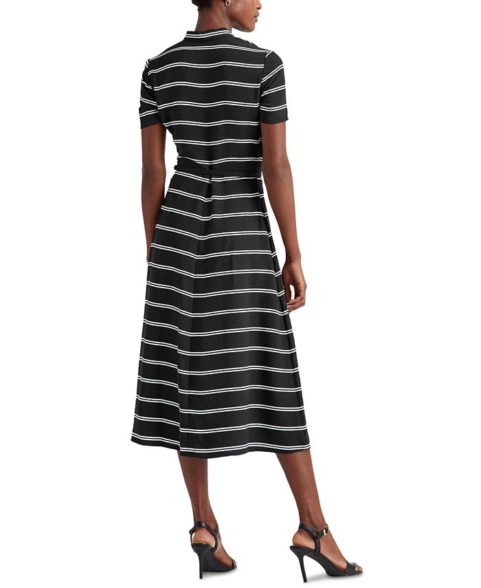 Lauren Ralph Lauren Striped Crepe Dress & Reviews - Dresses - Women ...