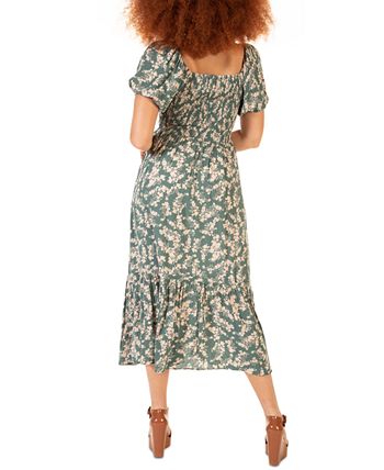 Black Tape Romantic Printed Maxi Dress - Macy's