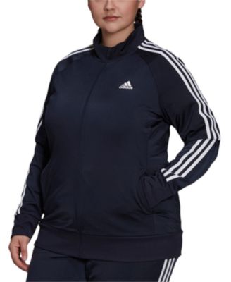 adidas women's plus size track jacket