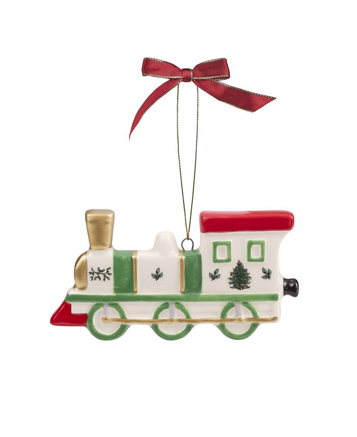 Spode Christmas Tree Train Set Ornaments, 3 Pieces - Macy's