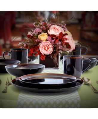 Midnight Beach 16 Pc. Dinnerware Set, Service for 4