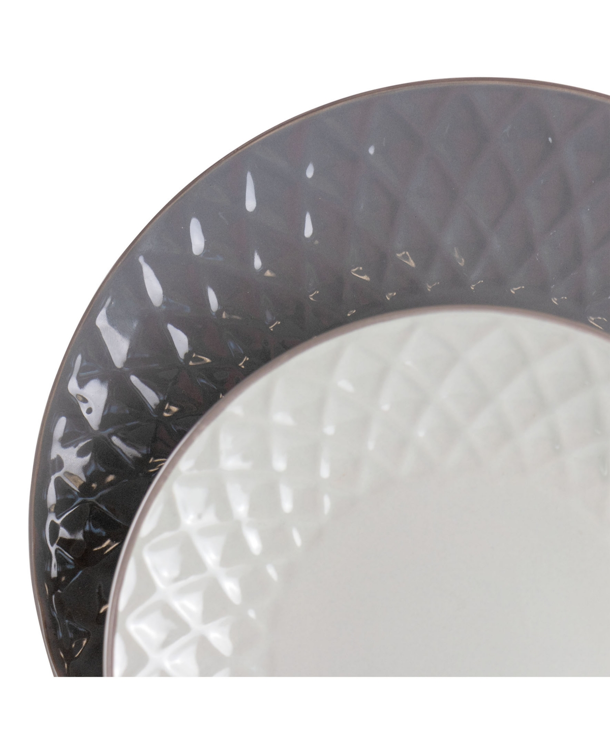 Elama Tahitian Diamond Dinnerware Set, Service for 4