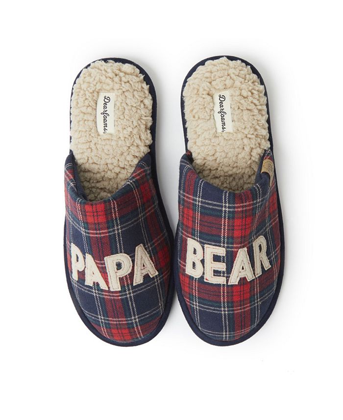 Dearfoam papa bear slippers store