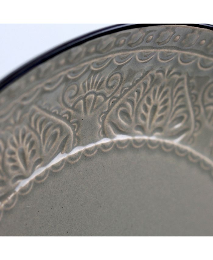 Gibson Elite Milanto Stoneware Dinnerware Set, 16 piece Macy's