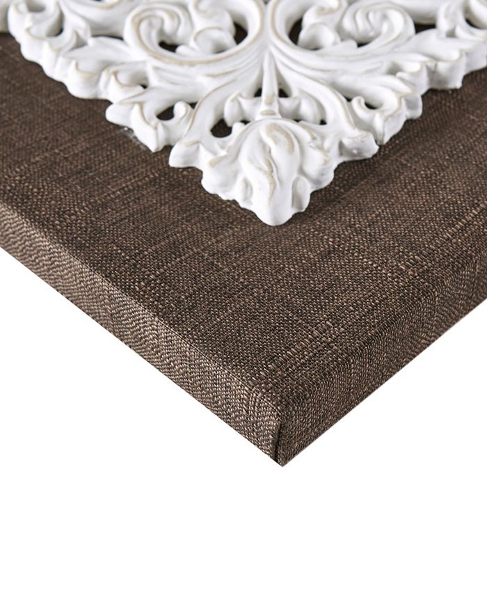 Madison Park Mandala Trinity 3D Embellished Canvas Art, 3 Piece Set