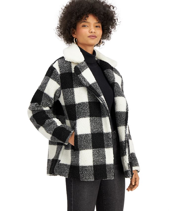 Macy's shop teddy coat