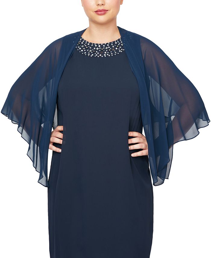 SL Fashions - Plus Size Multi-Wear Shawl