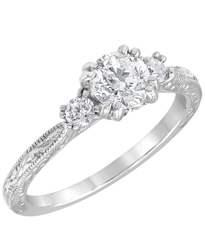 Macy's 1 discount carat diamond ring
