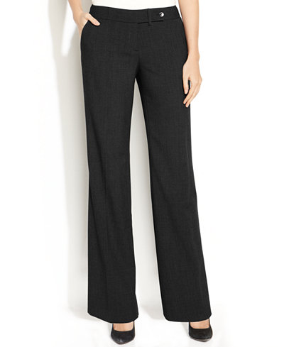 Calvin Klein Classic-Fit Trousers, Regular & Petite - Pants - Women - Macy's