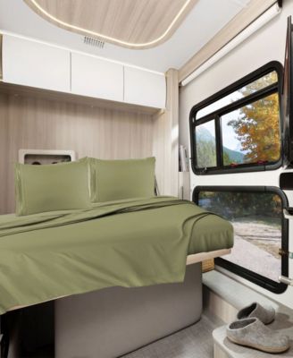 Premier 1800 Series Deep Pocket Bed 4 Piece Sheet Set, RV Queen
