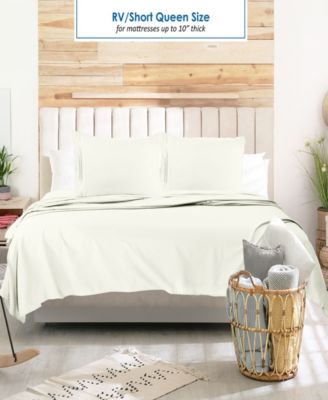 Premier 1800 Series Deep Pocket Bed 4 Piece Sheet Set, RV Queen