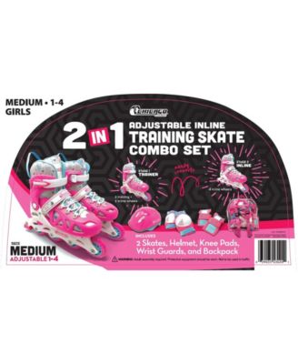 Chicago Adjustable Inline Training Skate 8pc Combo Set - Size S (J10-J13)