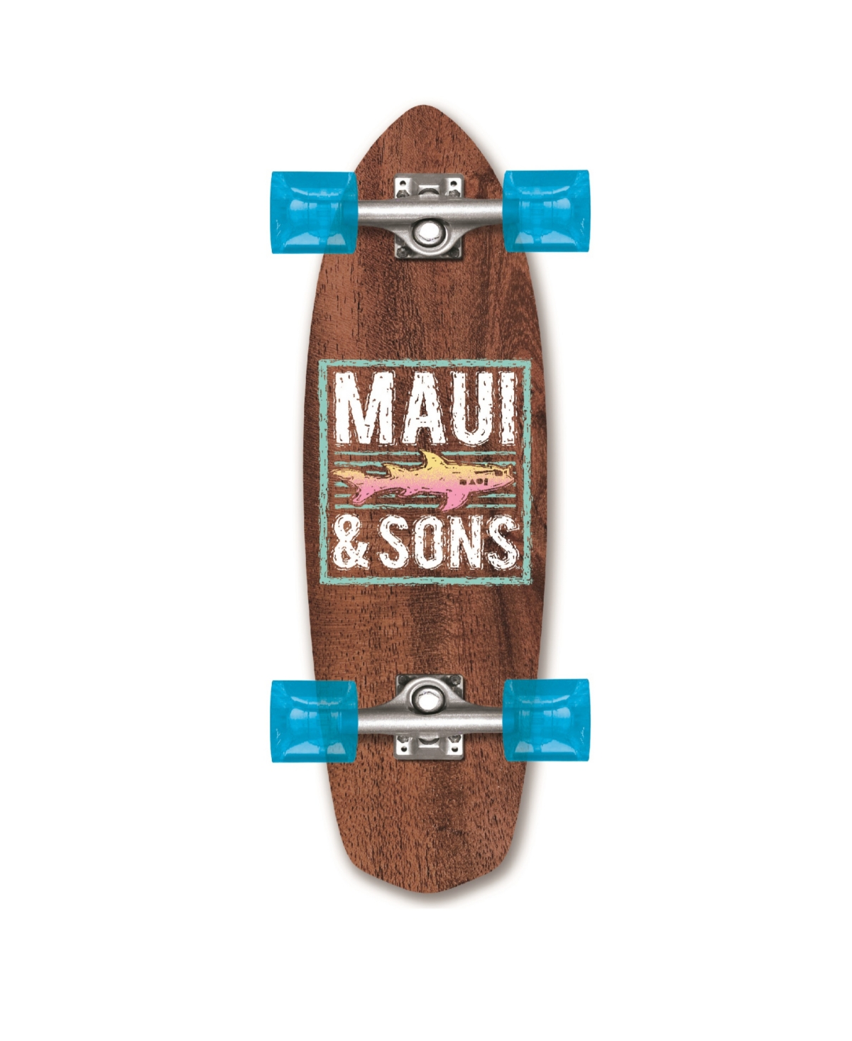 Maui And Sons Kicktail Cruiser Tidepool Skateboard In Miscellaneous