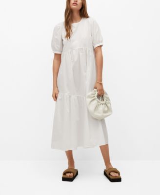 crochet dress fall Wide Eyed Girl Long Coverup Maxi in Gold Metallic Boned Complete with a pull Asymmetrical floral-print dress - Color:Wisteria