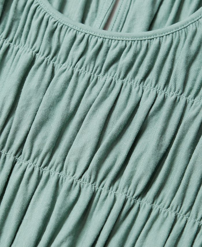 MANGO Ruched Detail Dress - Macy's