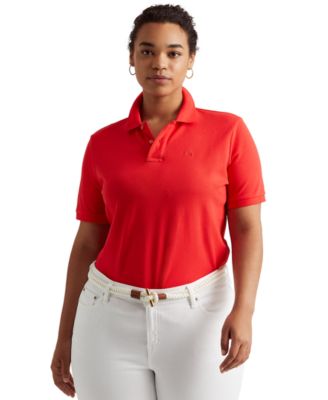 Lauren Ralph Lauren - Plus-Size Piqu&eacute; Polo Shirt
