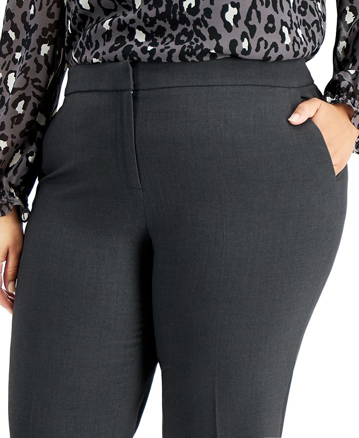 Bar III Trendy Plus Size Dress Pants, Created for Macy's & Reviews ...