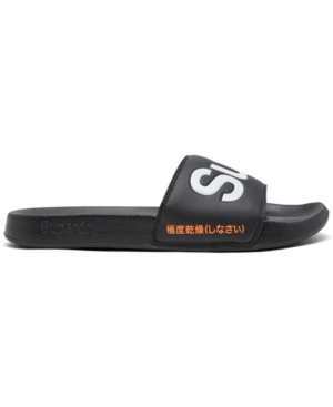 Superdry Men's Classic Pool Slide Sandals from Finish Line