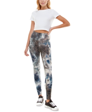 Ultra Flirt Juniors' Textured High-Rise Leggings