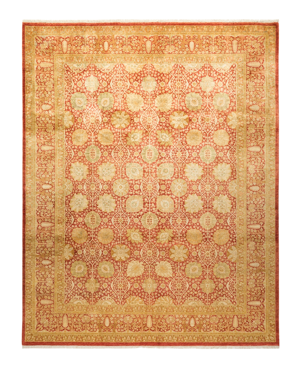 Closeout! Adorn Hand Woven Rugs Mogul M1220 8'1in x 10'4in Rectangle Area Rug - Rust