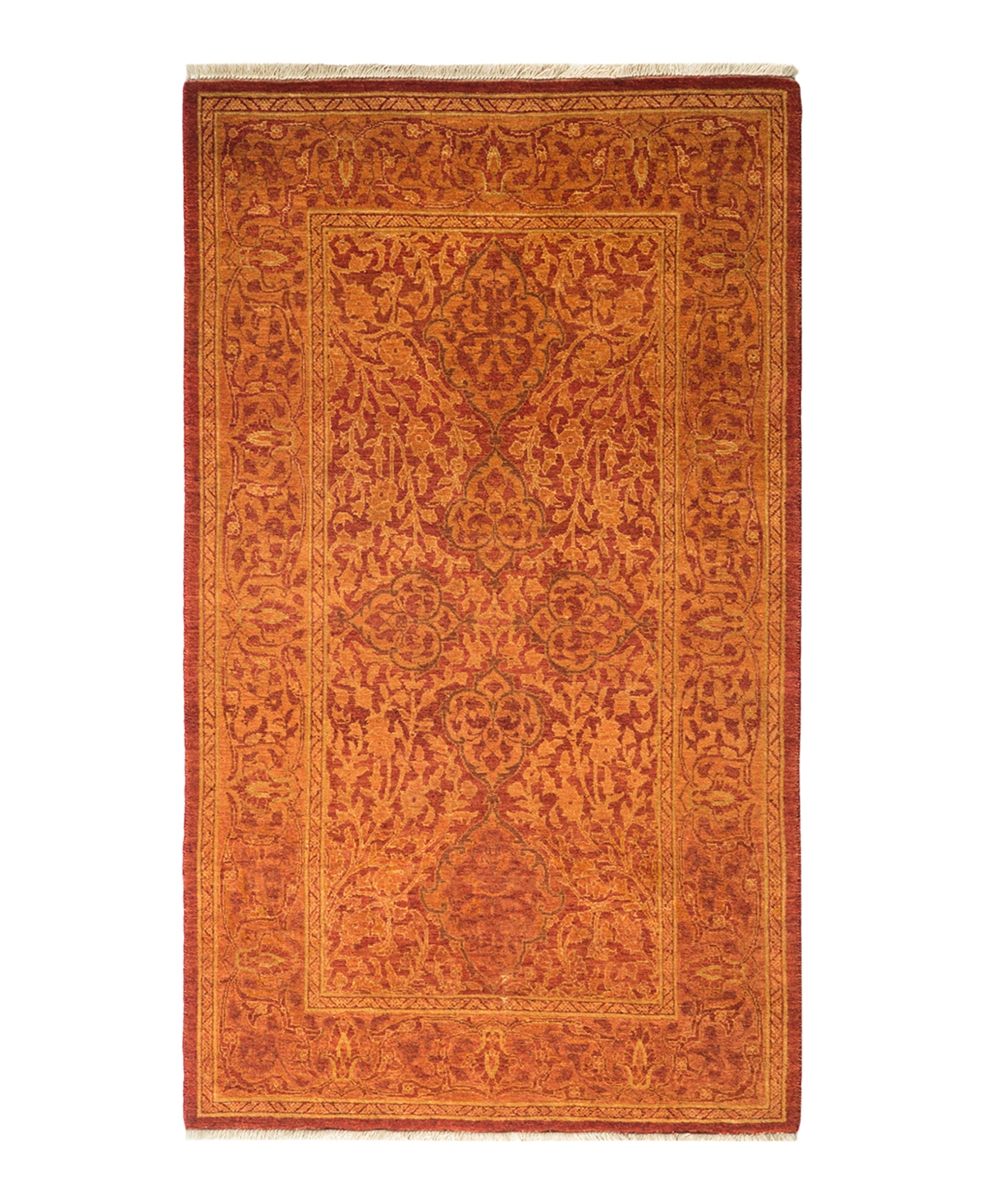 Closeout! Adorn Hand Woven Rugs Mogul M1624 2'7in x 4'6in Area Rug - Rust