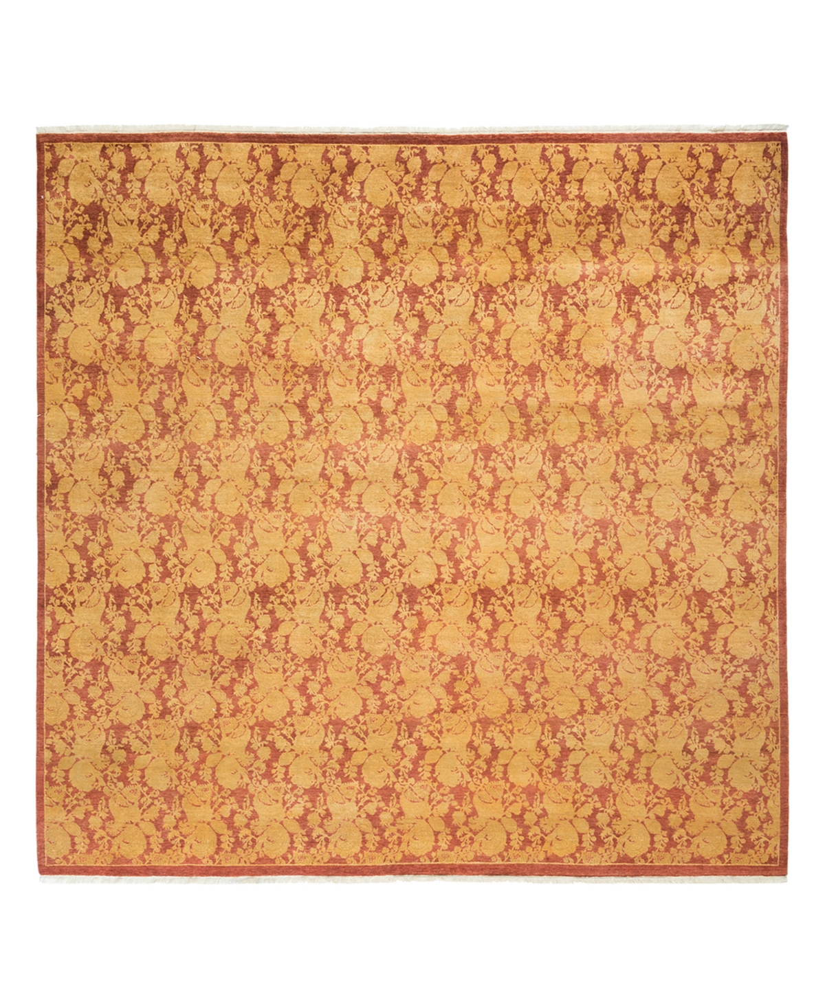 Closeout! Adorn Hand Woven Rugs Mogul M1656 8'2in x 8'2in Square Rug - Rose