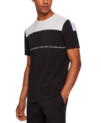 hugo boss colour block t shirt