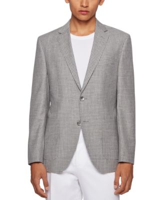 silver sports coat