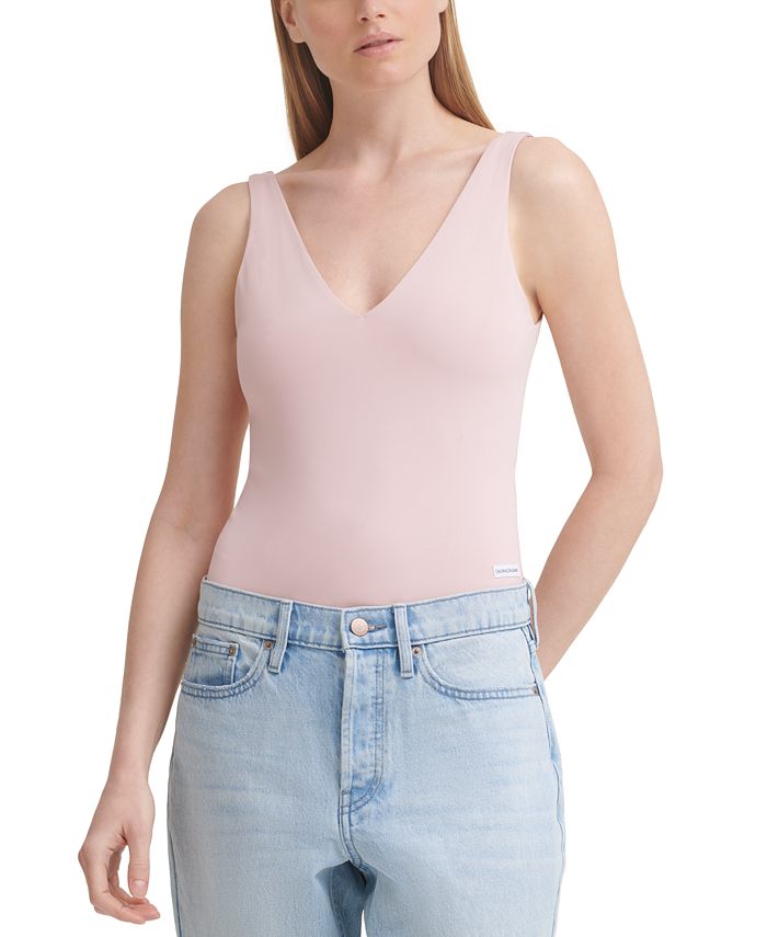Calvin Klein Jeans VNeck Bodysuit Macy's
