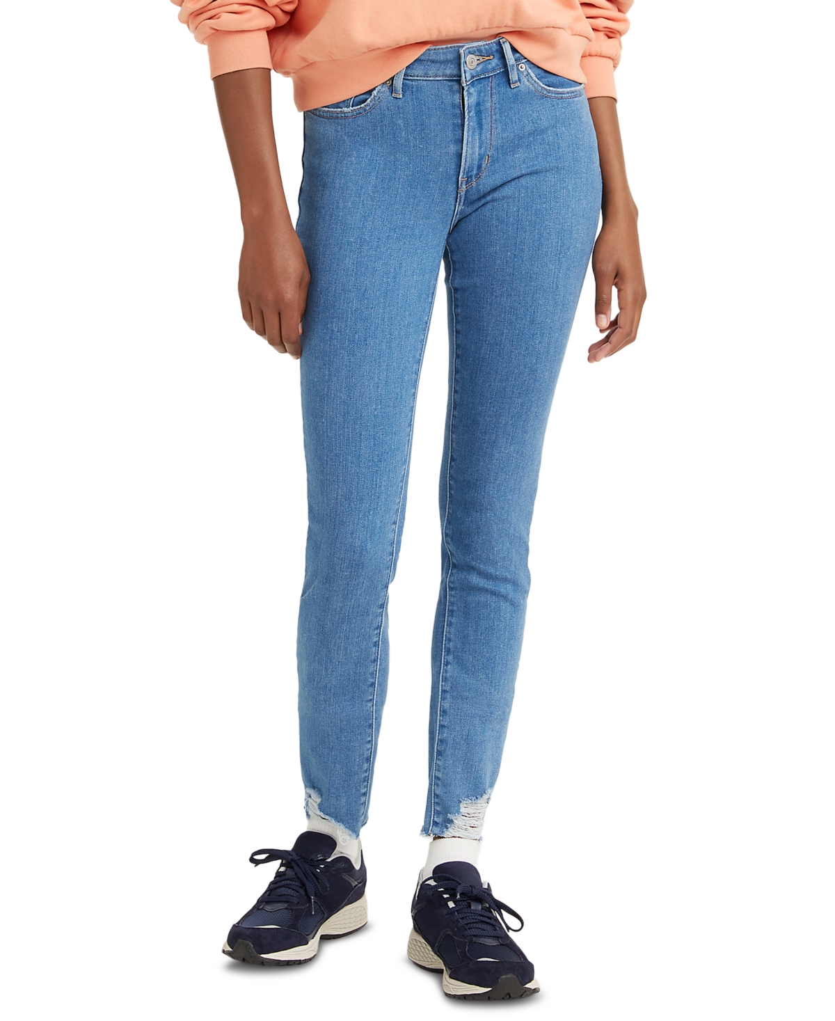 Levi's Women's 711 Skinny Jeans In Short Length In Tribeca Hustle | ModeSens