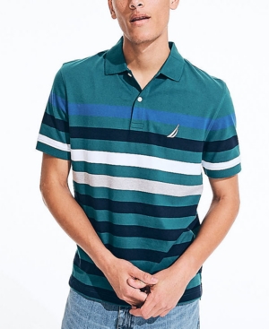 Nautica Men's Classic-Fit Striped Polo Shirt