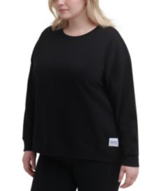 Plus Size Logo-Patch Top