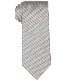 Men's Micro-Stitch Grid Necktie