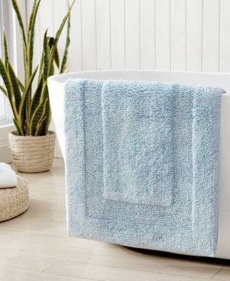 Long Branch Cotton Tufted Reversible Bath Rug, 21" X 34"