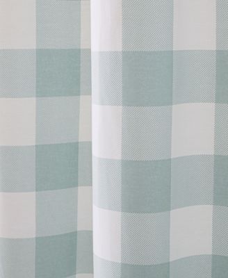 Cabin Plaid Cotton Shower Curtain, 72" x 72"